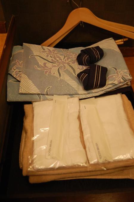 Yukata and towels