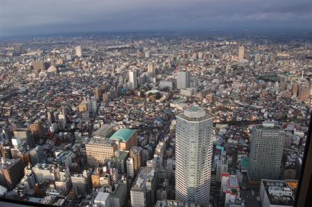 Tokyo from high up